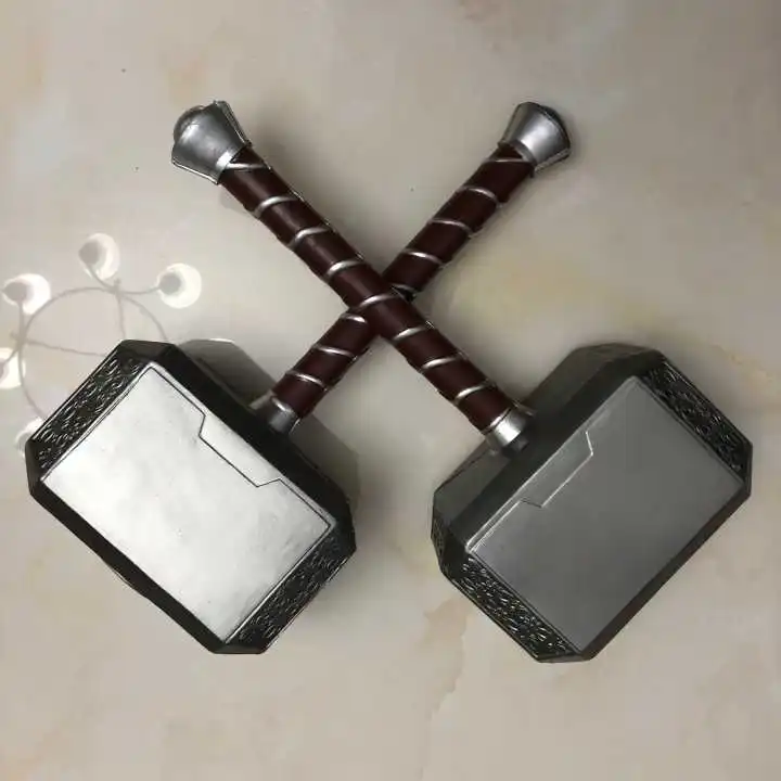 New 2019 Endgame 's Hammers Super hero Cosplay Superhero Weapon PU Props 44 cm 1: 1 Type |