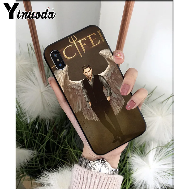 Yinuoda американская ТВ серия Lucifer TPU мягкие Аксессуары для телефонов Чехол для телефона для iPhone 6S 6plus 7plus 8 8Plus X Xs MAX 5 5S XR - Цвет: A9