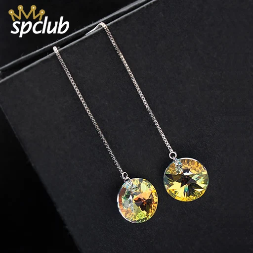 Новые модные круглые серьги капли короткие Индивидуальные Длинные дизайнерские