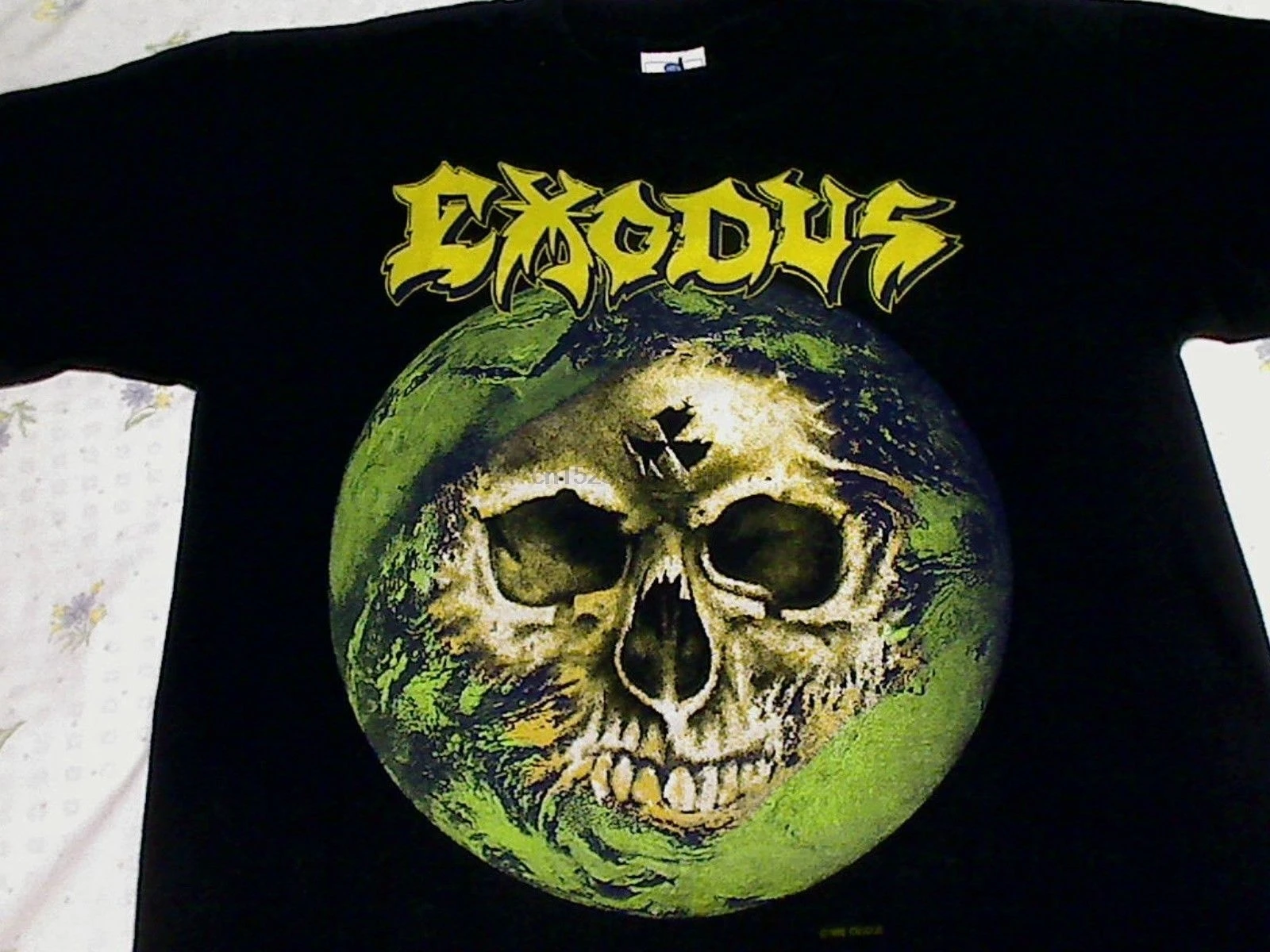 EXODUS винтажная сказочная аварийная 1989 Thrash металлическая Мужская черная футболка
