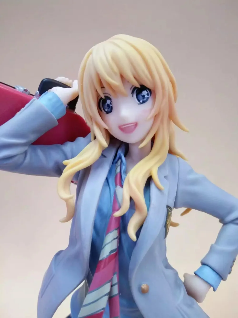 Huong Аниме Фигурка 20 см мультфильм ваша лежа в апреле Miyazono Kaori ПВХ фигурка