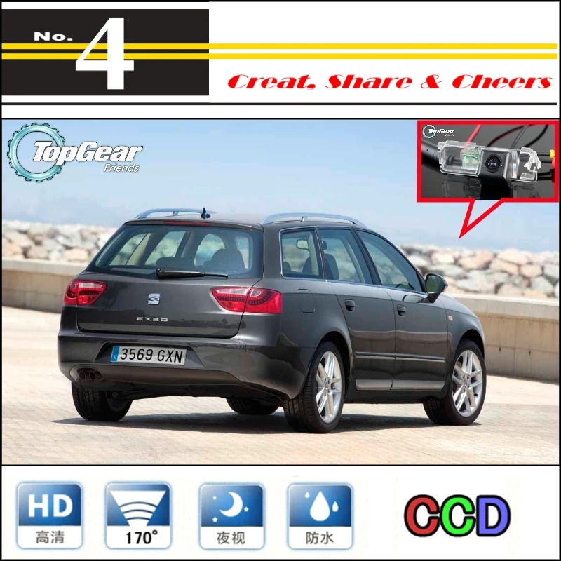 Автомобильная камера для SEAT Exeo/Exeo ST 2008 ~ 2016 высокое качество заднего вида