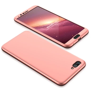 Huawei honor V10 мобильный чехол для телефона koosuk Марка съемный матовая полный защиты оболочки для huawei honor просмотра 10 задняя крышка - Цвет: Rose Gold