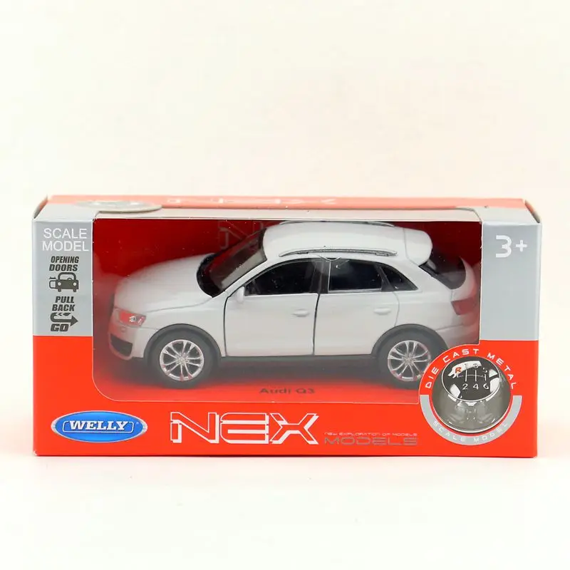 /резиновые игрушки/литья под давлением модель/1:36 весы/Audi Q3 спортивные крутые/оттягиваемая назад машина/Набор для обучения/подарок для детей