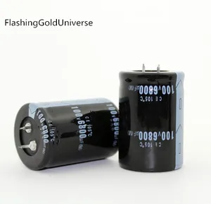 12 шт. 6800 мкФ 100 в 100 в 6800 мкФ электролитический конденсатор радиальный 35x50 мм лучшее качество