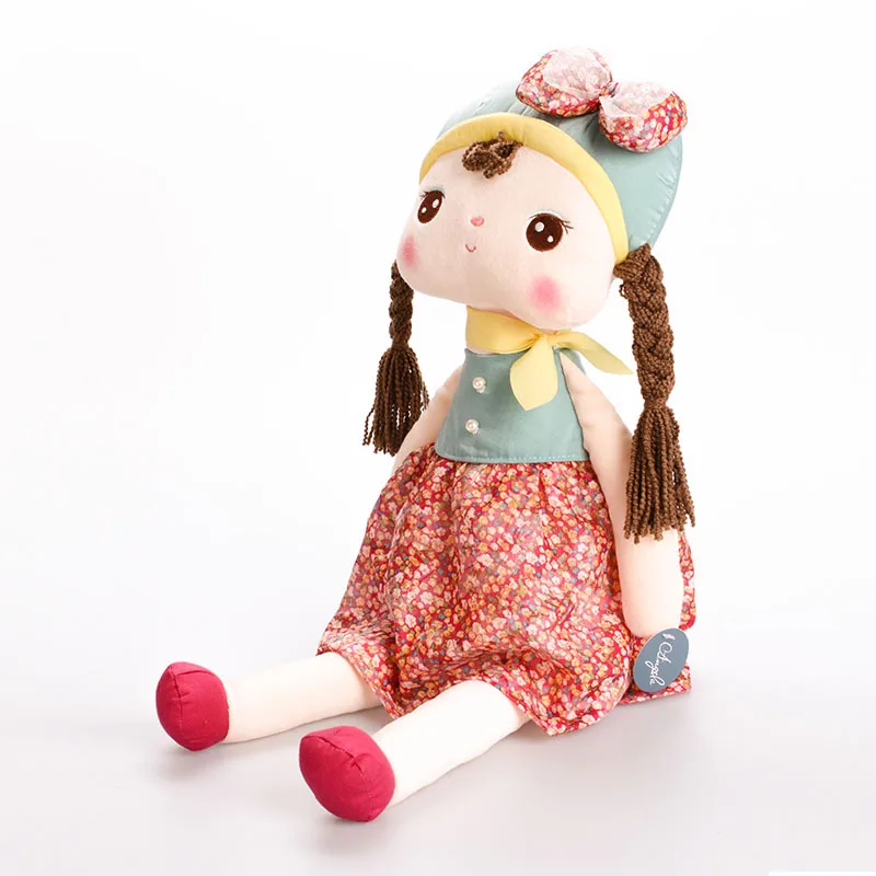 58 см Kawaii Плюшевые мягкие животные мультфильм детские игрушки для девочек дети ребенок день рождения Рождественский подарок Анжела Кролик Девочка Metoo кукла - Цвет: 4