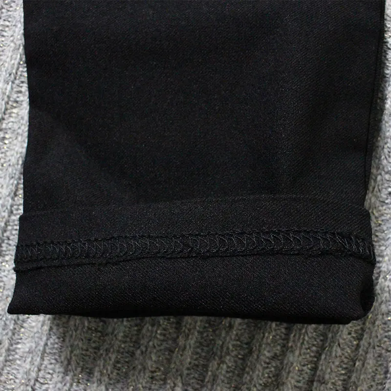 2018 брюки большого размера 27 44 мужские облегающие шаровары джинсы с вырезами