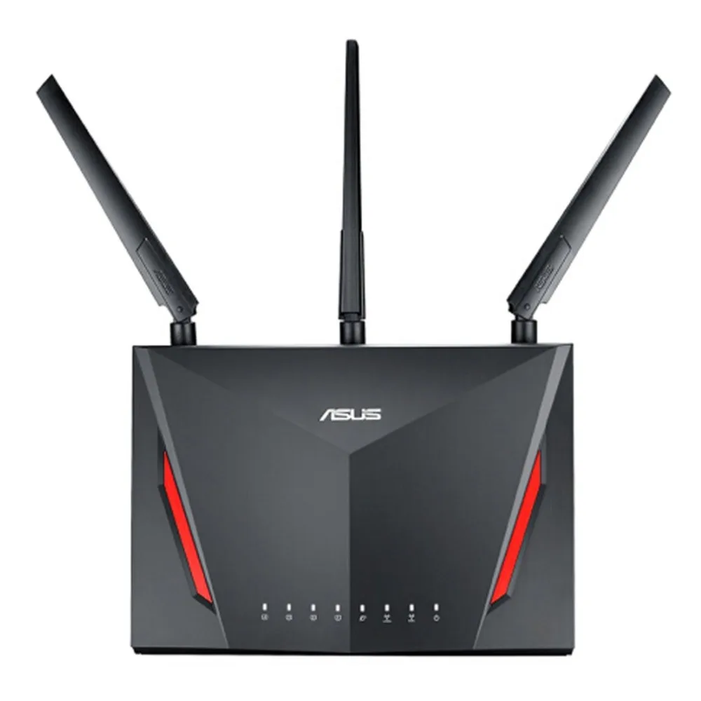Asus двухдиапазонный Беспроводной гигабитный маршрутизатор с 4-Порты и разъёмы