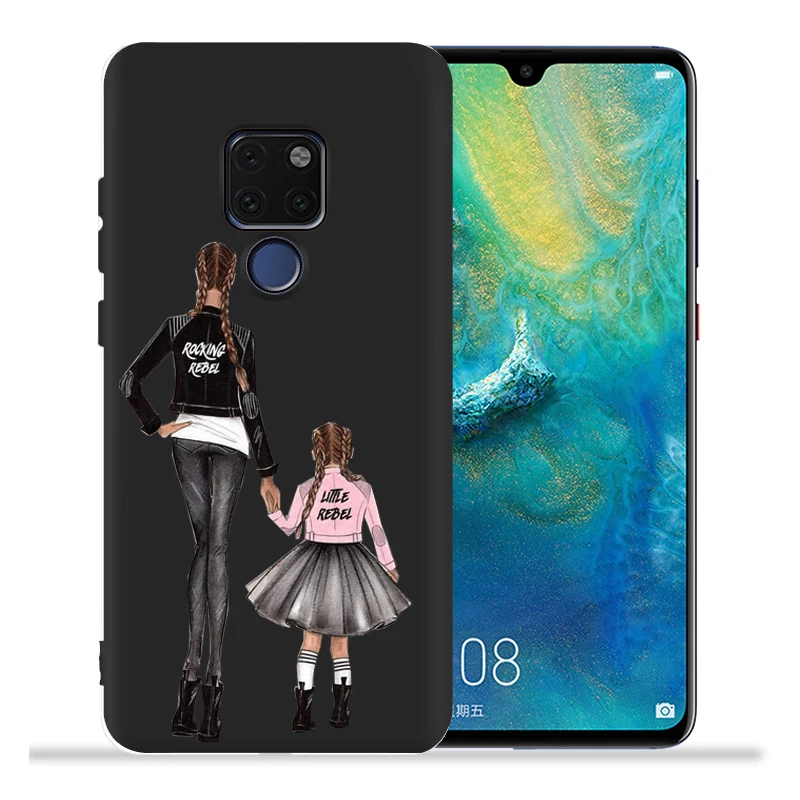 Модный чехол для мамы, супер мамы, девочки, для huawei mate 20 Lite mate 10 Lite mate 20 Pro Coque для Nova 4e 3 Nova3i, задняя крышка
