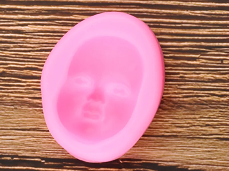 3D Baby Face силиконовые формы полимерные глиняные формы Sugarcraft помадка форма для украшения торта инструменты шоколадные конфеты форма для мастики