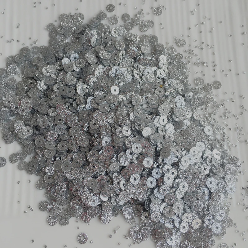 500g/pack 4mm Glitters Flat Round Loose Sequins with Paillettes Sewing Wedding Decoration Craft Scrapbook DIY Accessories | Дом и сад