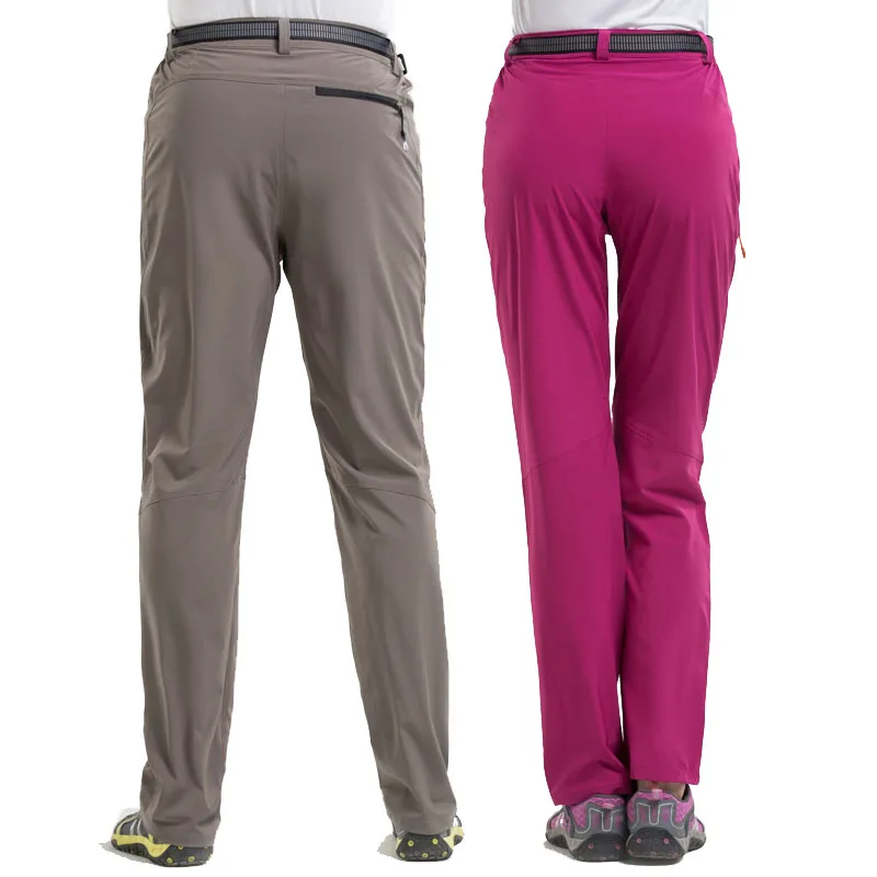 NUONEKO Nylon Ultra-Thin Stretch Hiking Pants Men Women's Quick Dry Outdoor Sport Camping Trekking Climbing Trousers PN36 | Спорт и