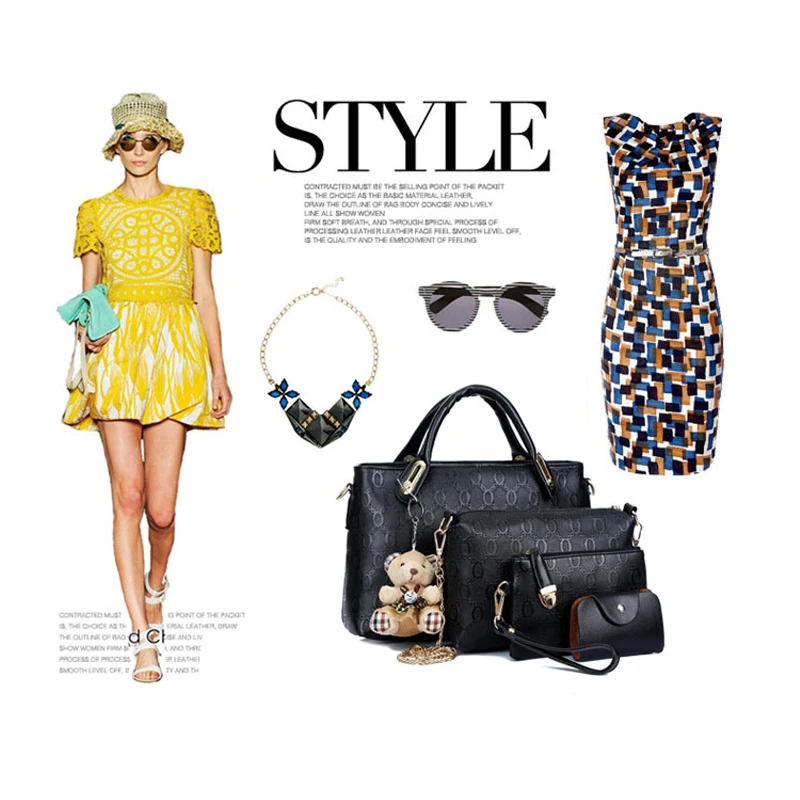 WEIXIER/Брендовая женская сумка с короткими ручками модная на плечо из