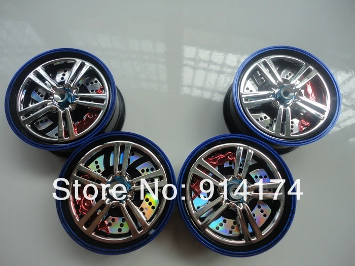 

4pcs 1/10 R/C Car accessories wheel Hub/wheel Rims for 1:10 R/C racing car