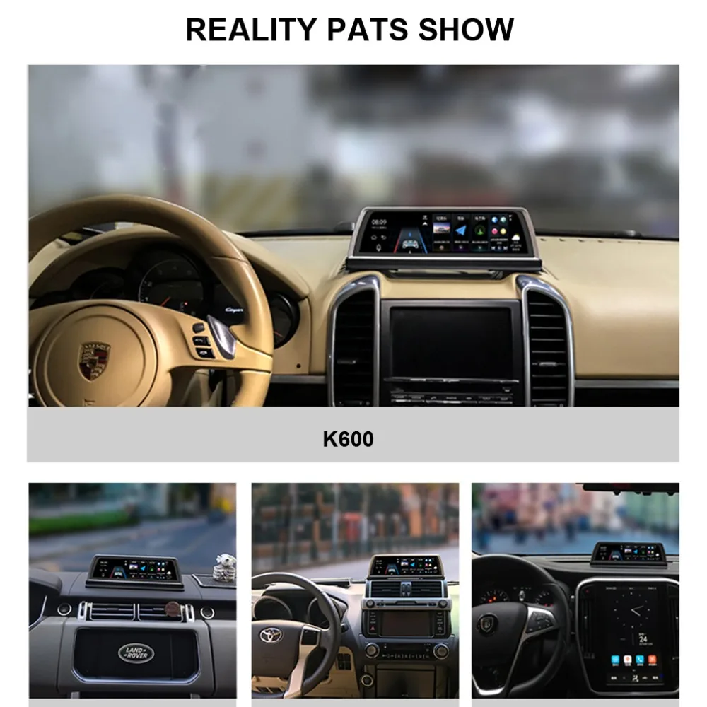 Автомобильный видеорегистратор зеркало заднего вида с 10 дюймовым IPS экраном GPS