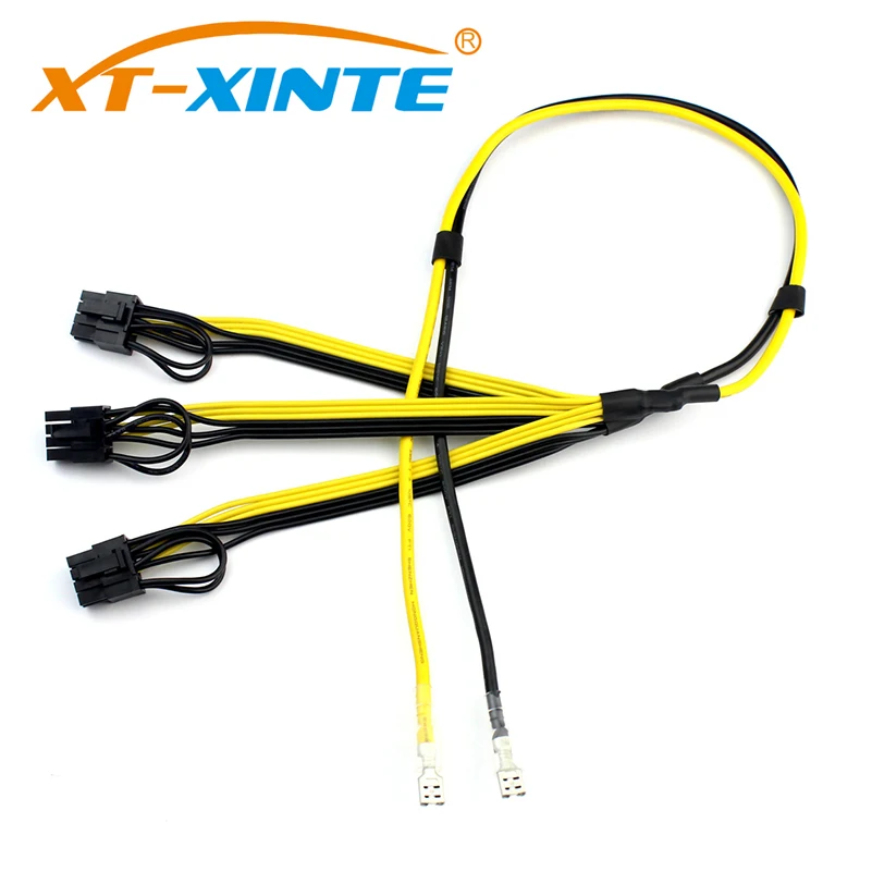 XT-XINTE Питание кабель карточная игра может составлять 1-3 6Pin + 2pin шнура адаптера для