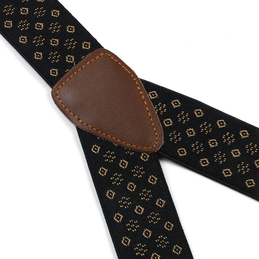 Мужские регулируемые кнопки для взрослых Пояс Эластичные подтяжки унисекс с