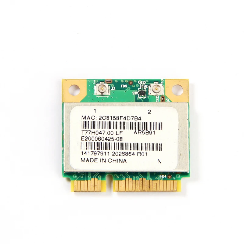 Atheros AR5009 AR5B91 AR9281 Wireless N 300 Мбит Wi Fi Половина Mini PCI e Карты М 802.11b/г/n Ноутбук Wlan Сети