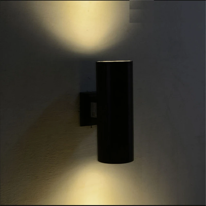 Двухсторонняя цветная наружная настенная Светодиодная лампа для fascade виллы