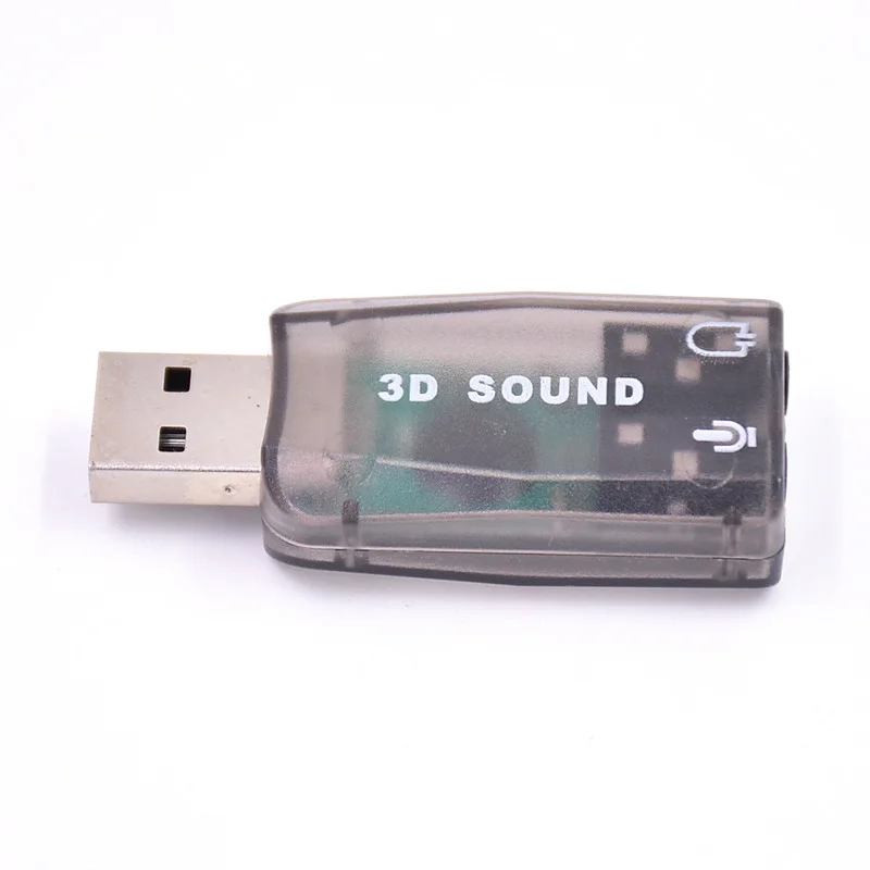 Виртуальная звуковая карта 5 1 USB внешний Звуковой адаптер usb к разъему 3 мм