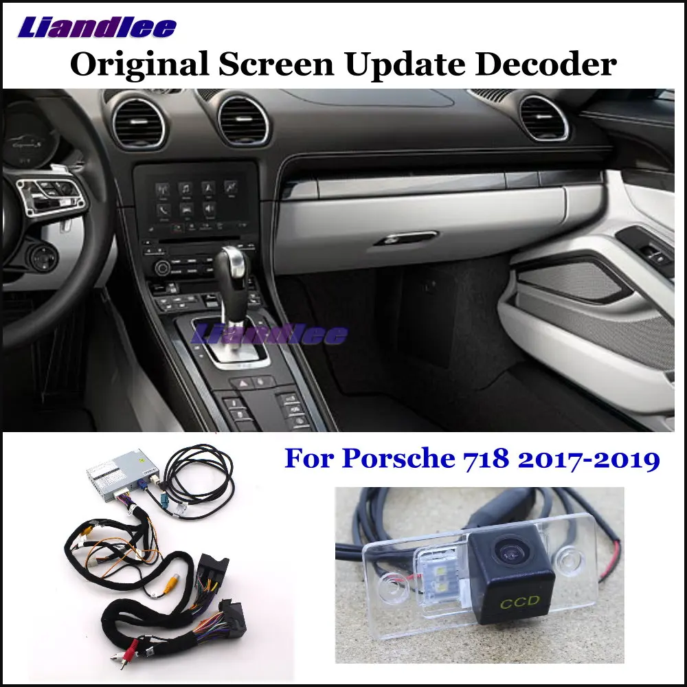 

Car Rear Front Reverse Parking Camera For Porsche Cayenne Macan Panamera 982 718 991 911 2017-2020 Backup CAM HD CCD Decoder