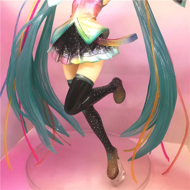 Аниме Рисунок 20 см Hatsune Miku 10-й юбилей Ver. 1/7 Масштаб Окрашенные ПВХ фигурку