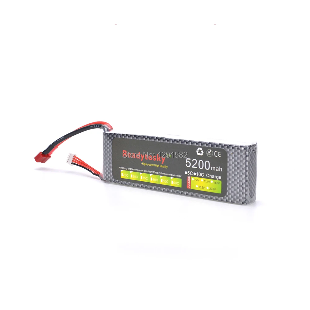 3S Lipo аккумулятор 11 1 В 5200 мАч 35C RC вертолет Радиоуправляемый автомобиль