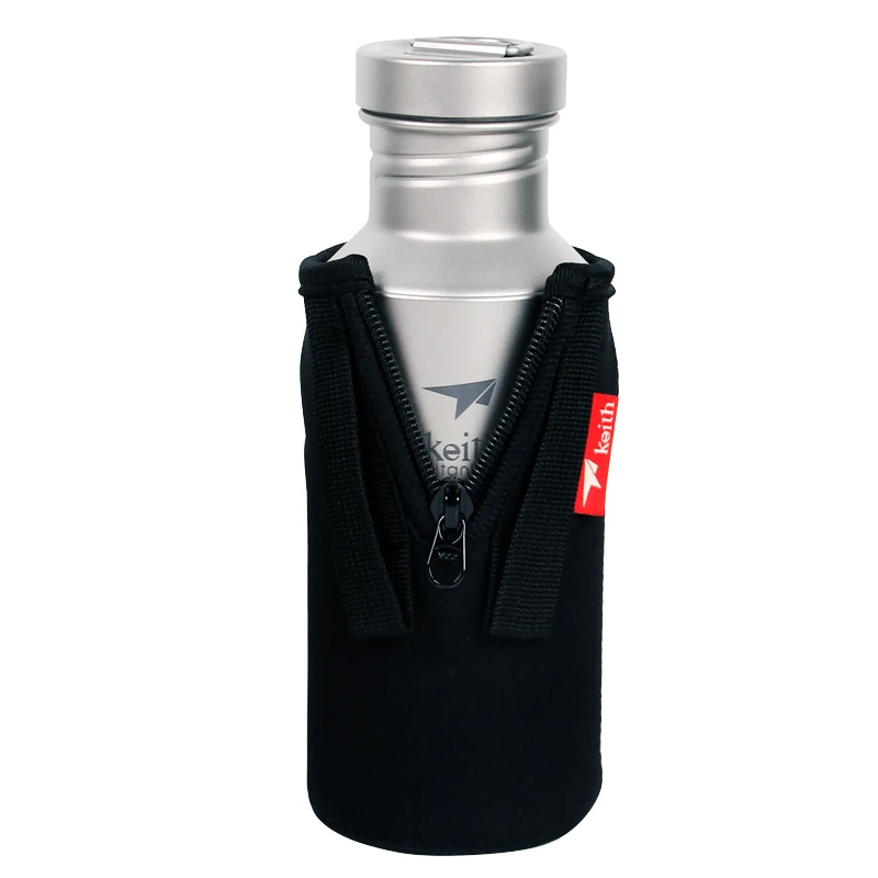 Спортивная бутылка для воды Keith сверхлегкая титановая 500 мл | Спорт и развлечения