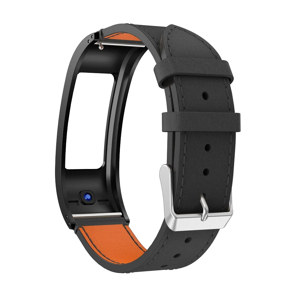 Black Кожаный ремешок для Garmin Vivofit 2 сменный кожаный ремешок для часов с металлической застежкой для Garmin Vivofit 2 напульсники - Цвет ремешка: Black