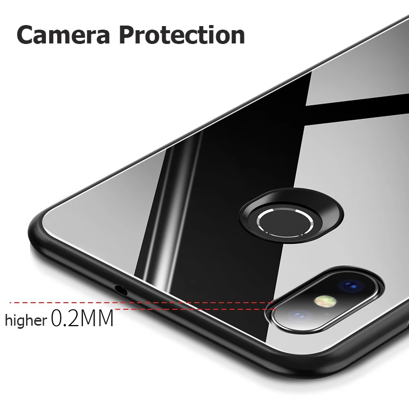Для Xiaomi Redmi Note 6 Pro чехол Роскошный противоударный жесткий чехол из закаленного стекла для Xiomi Xiaomi Redmi Note 6 Note6 чехол для телефона