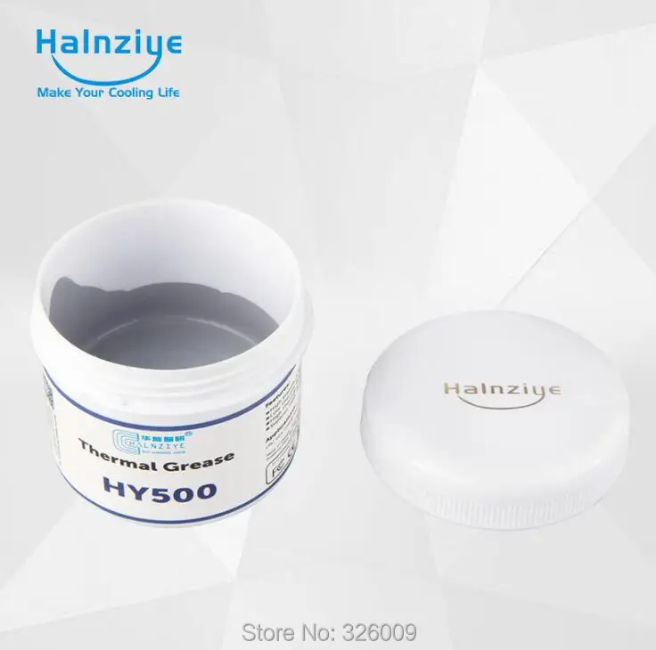 Halnziye HY 500 HY510 CN150 150 г 1 93 Вт/mk серый Тепловая смазка/CPU/Видеокарта термальная