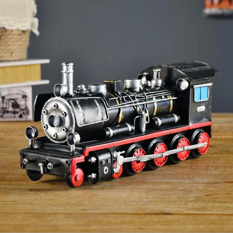 Ручной работы в стиле ретро из металла паровоз поезд Утюг Королевский модель