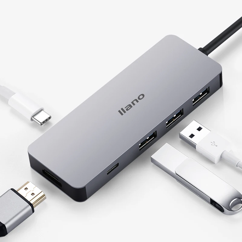 Usb c концентратор Thunderbolt 3 type к hdmi адаптер кабель для samsung станция dex USB-C macbook usb