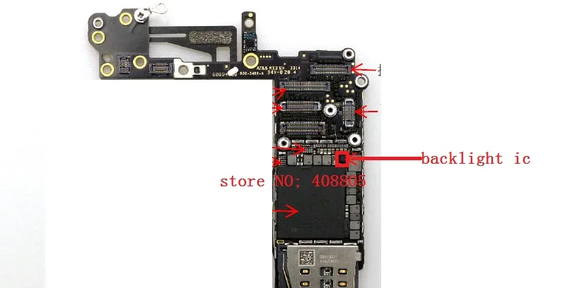 50 шт./лот оригинальный новый для Phone 6 6G &amp Plus + P 6plus U1502 подсветка IC Chip DY на