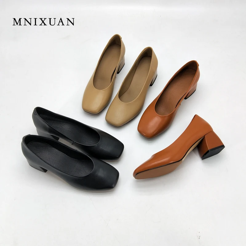 MNIXUAN/Женская офисная обувь женские туфли-лодочки 2018 г. Новое поступление
