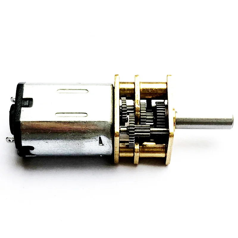 DC 12V 100RPM мини металлический мотор редуктор с высоким крутящим моментом зубчатым