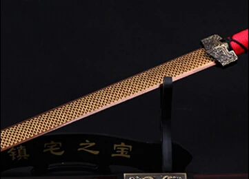 Ручная ковка ханьцзянского меча острый меч катана лезвие из дамасской стали