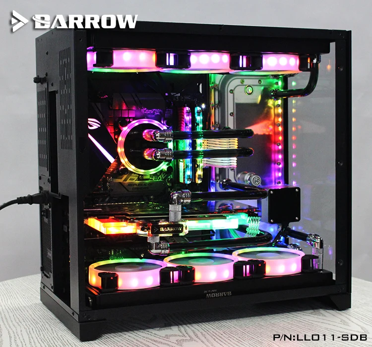 Barrow LLO11-SDB V1 водные платы для Lian Li PC-O11 динамический чехол Intel CPU Water Block &amp Single GPU Building