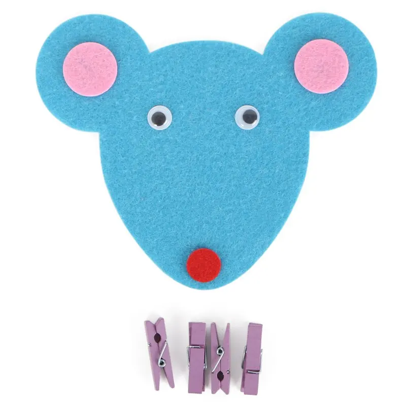 Новый 4 вида стилей нетканый Клип Ремесло детские игрушки для изучения раннего