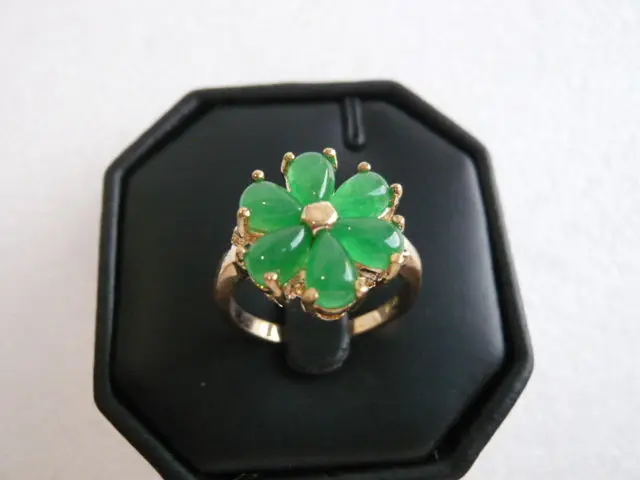 Женское красивое бирюзовое кольцо с цветком #7 8 9 | Украшения и аксессуары