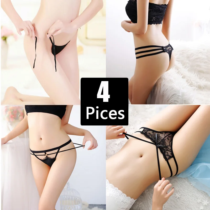 Бесплатная доставка 4 шт./лот женские сексуальные трусики тонкие прозрачные