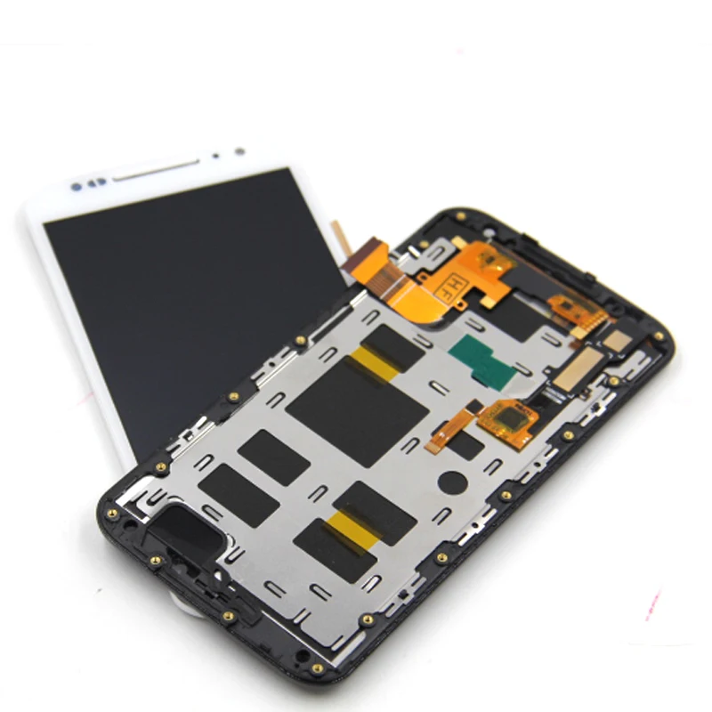 Для Motorola Moto X + 1 X2 XT1092 XT1095 XT1097 ЖК экран с сенсорным экраном дигитайзер рамкой