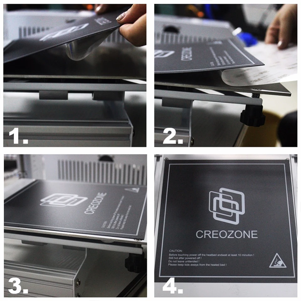 3D принтер CREOZONE B2 1 шт. 214*214 мм горячее освещение прочная поверхность простыня