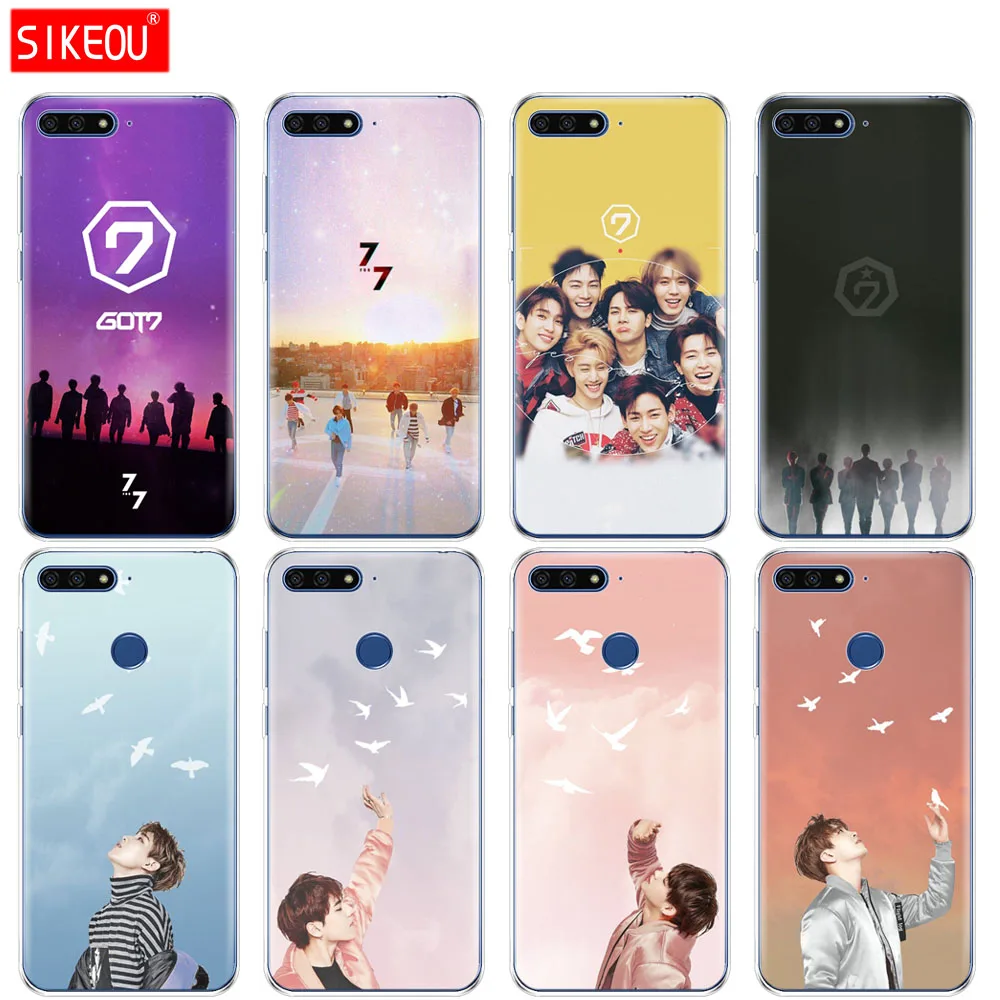 SIKEOU GOT7 Jackson JinYoung got 7 силиконовый чехол для телефона Huawei Honor 7A PRO 7C Y5 Y6 Y7 Y9 2017 2018