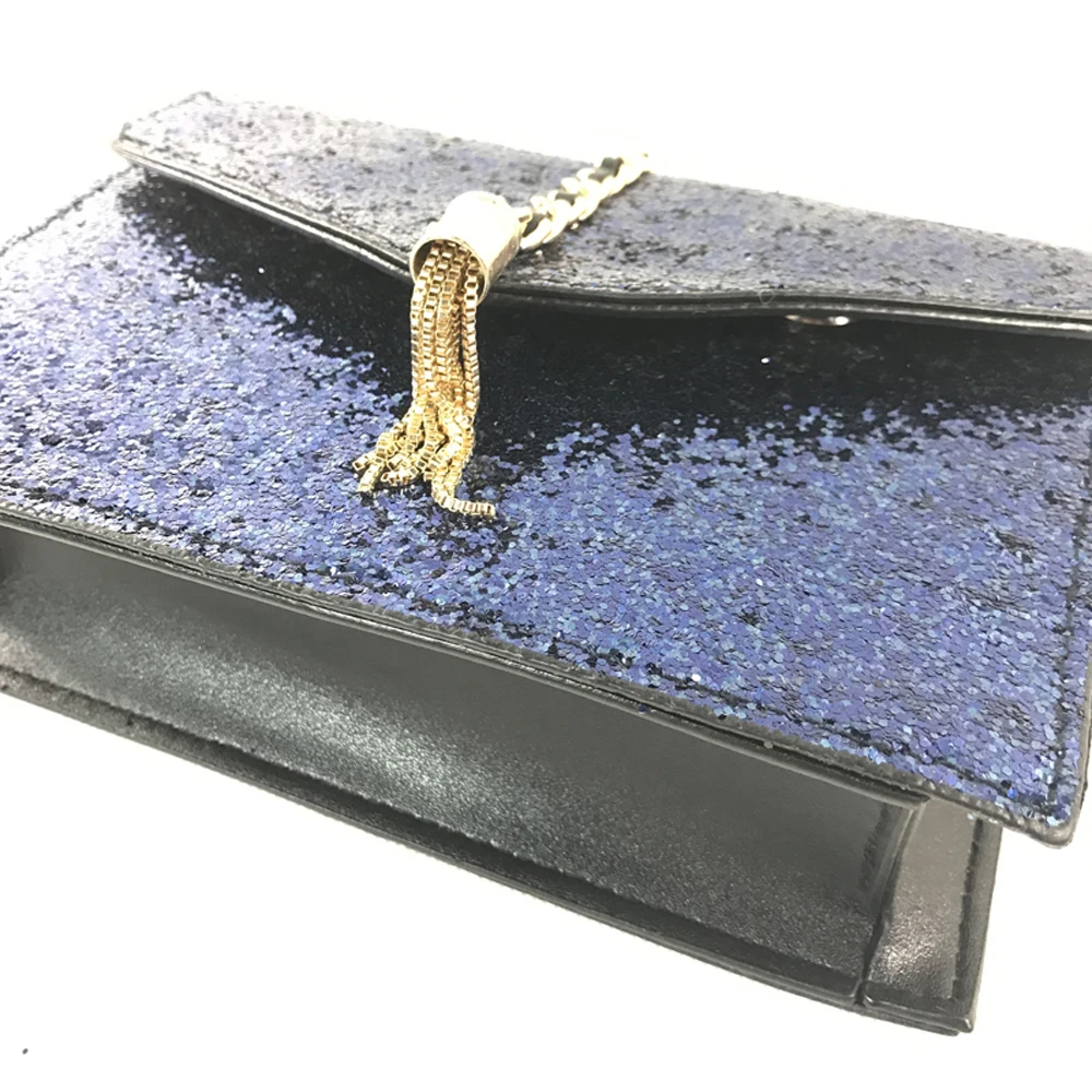 Женская маленькая сумка на плечо блестящие сумочки из искусственной кожи Сумка с