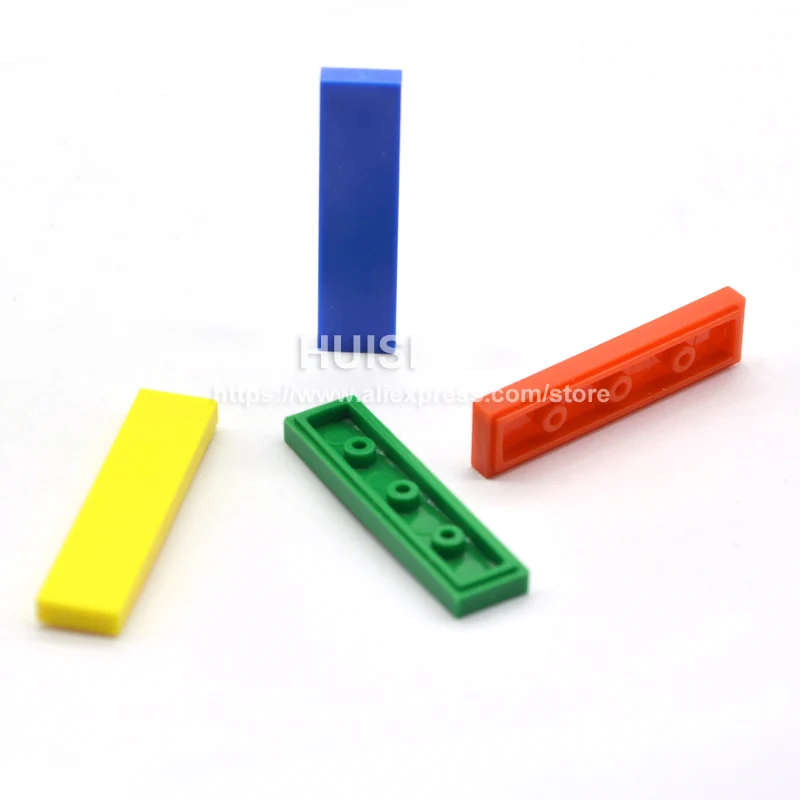 Конструктор детский совместимый с LEGOo Tile 1x4 пластиковые строительные блоки