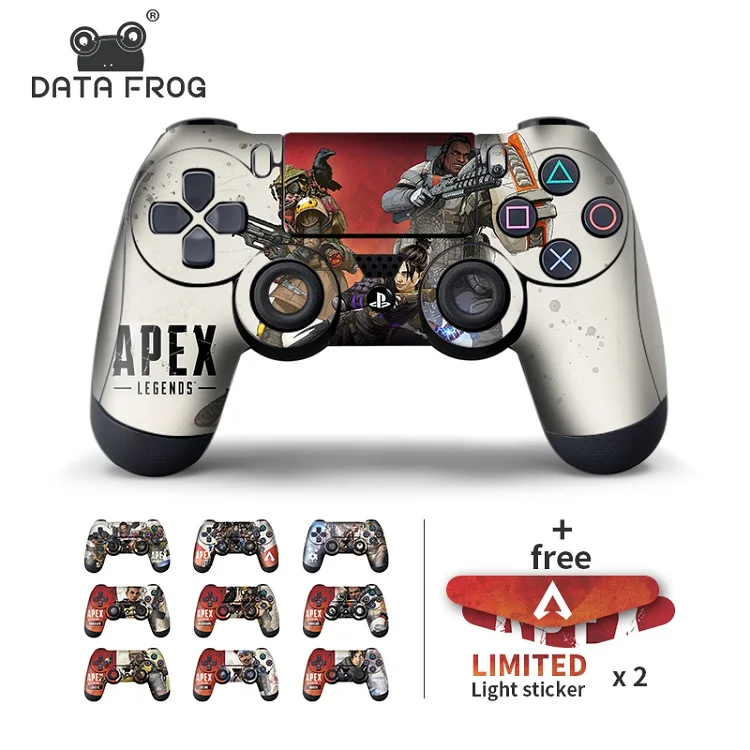 Данные лягушки наклейки на геймпады для ApexLegends джойстик скины для sony Playstation 4 контроллер для PS4 Slim Pro наклейки аксессуары