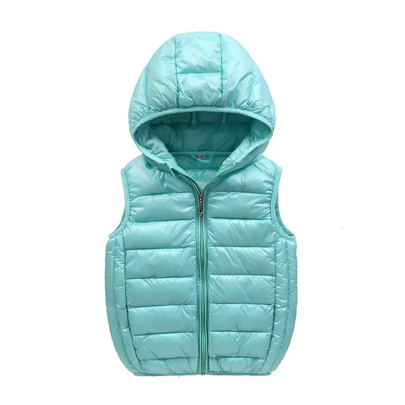 Детский пуховой жилет Осень-зима 2017 для мальчиков и девочек повседневный