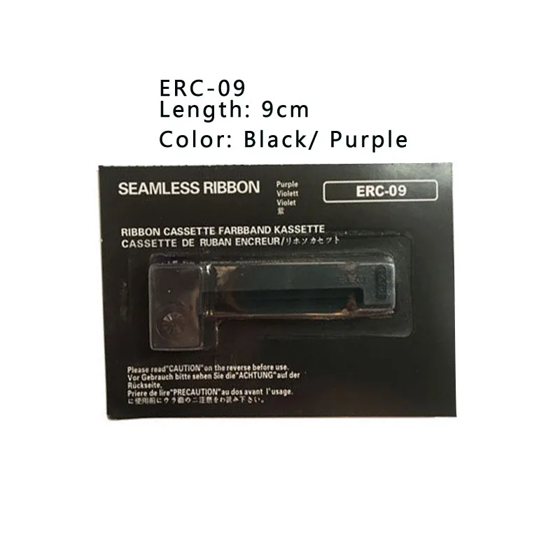 

ERC-09 Printer Ribbon For EP M-160 161 180 181 182 183 185 190 191 192 195 150 163 164 EPC-80 EPC-22 Black/Purple,Free Shipping
