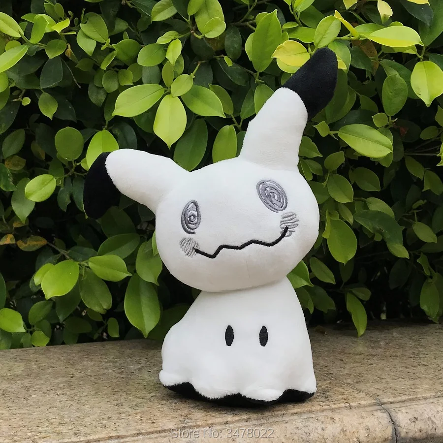 Sun Moon Ghost Type белая плюшевая игрушка Mimikyu Mimiqui мягкая мультяшная набивная животная